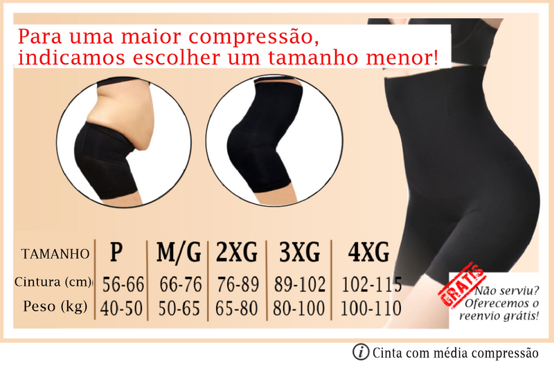 Modelador Corporal Bermuda - Comfortable Fit