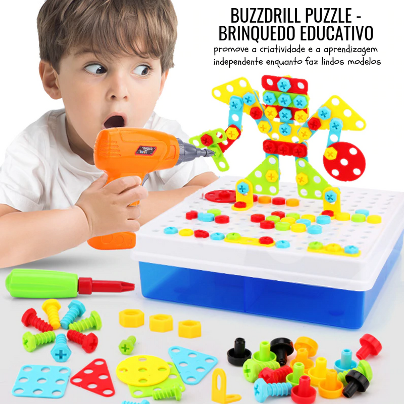 BuzzDrill Puzzle - Brinquedo Educacional