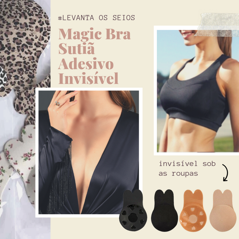 Sutiã Adesivo Invisível Estampado